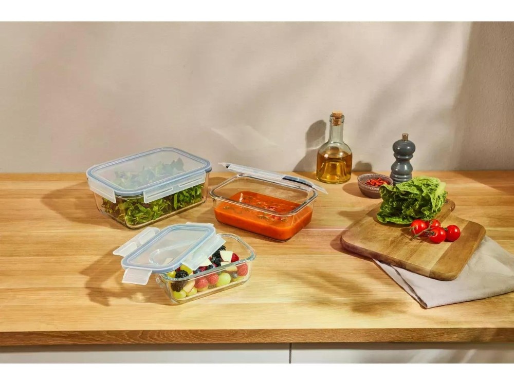 Silvercrest Contenitori salvafreschezza in vetro 3 pezzi in offerta da Lidl