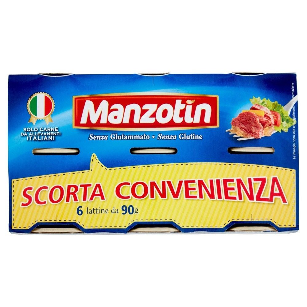 Carne in scatola 6 x 90 g in offerta da Bennet