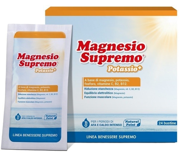 Magnesio Supremo Potassio + 150g o 24 bustine in offerta da Esselunga