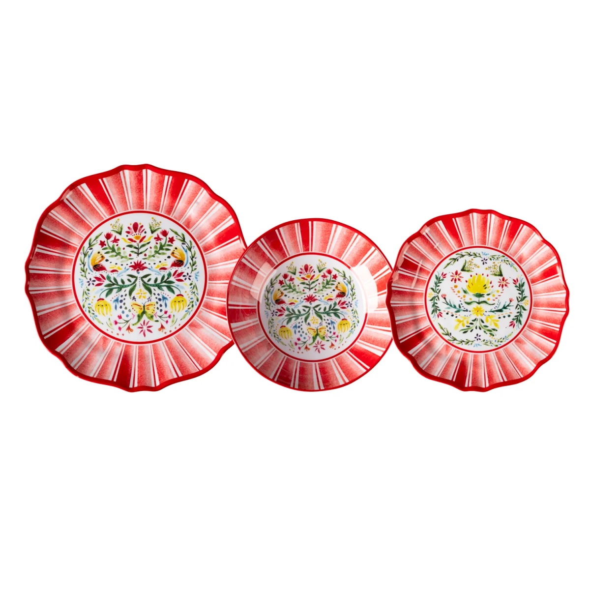 Servizio da tavola in melamina 12 PEZZI - Offerta nel negozio Happy Casa