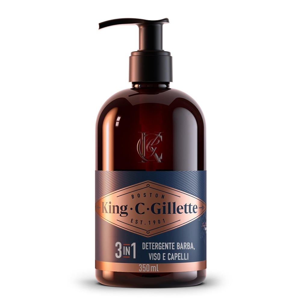King C Gillette detergente barba e viso in offerta da Bennet