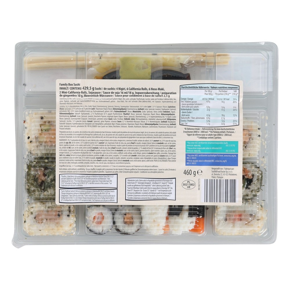 Snack Time Sushi Box 220/210/200 g in offerta da ALDI