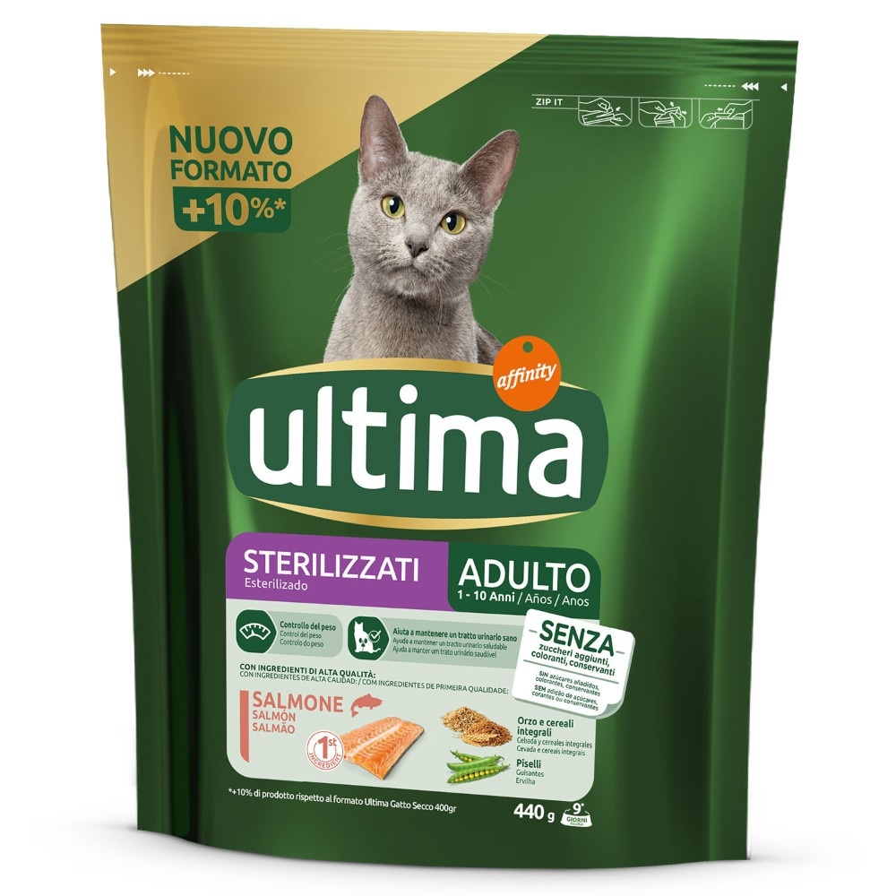 Ultima cat sterilizzati adulto 2,5 kg in offerta da Dpiù