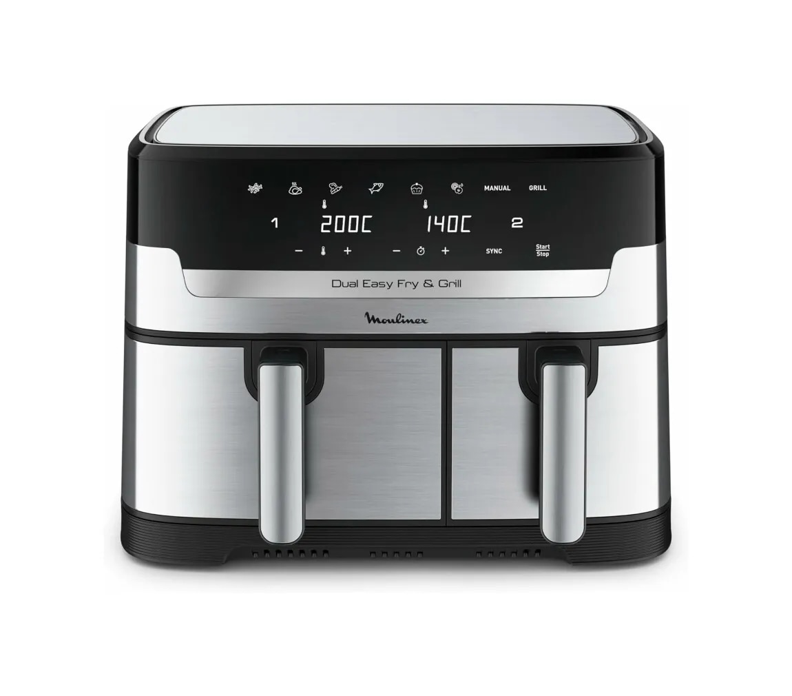 Moulinex Friggitrice ad aria Dual Easy EZ905D20 5,2 LT + 3,1 LT - Offerta nel negozio Comet