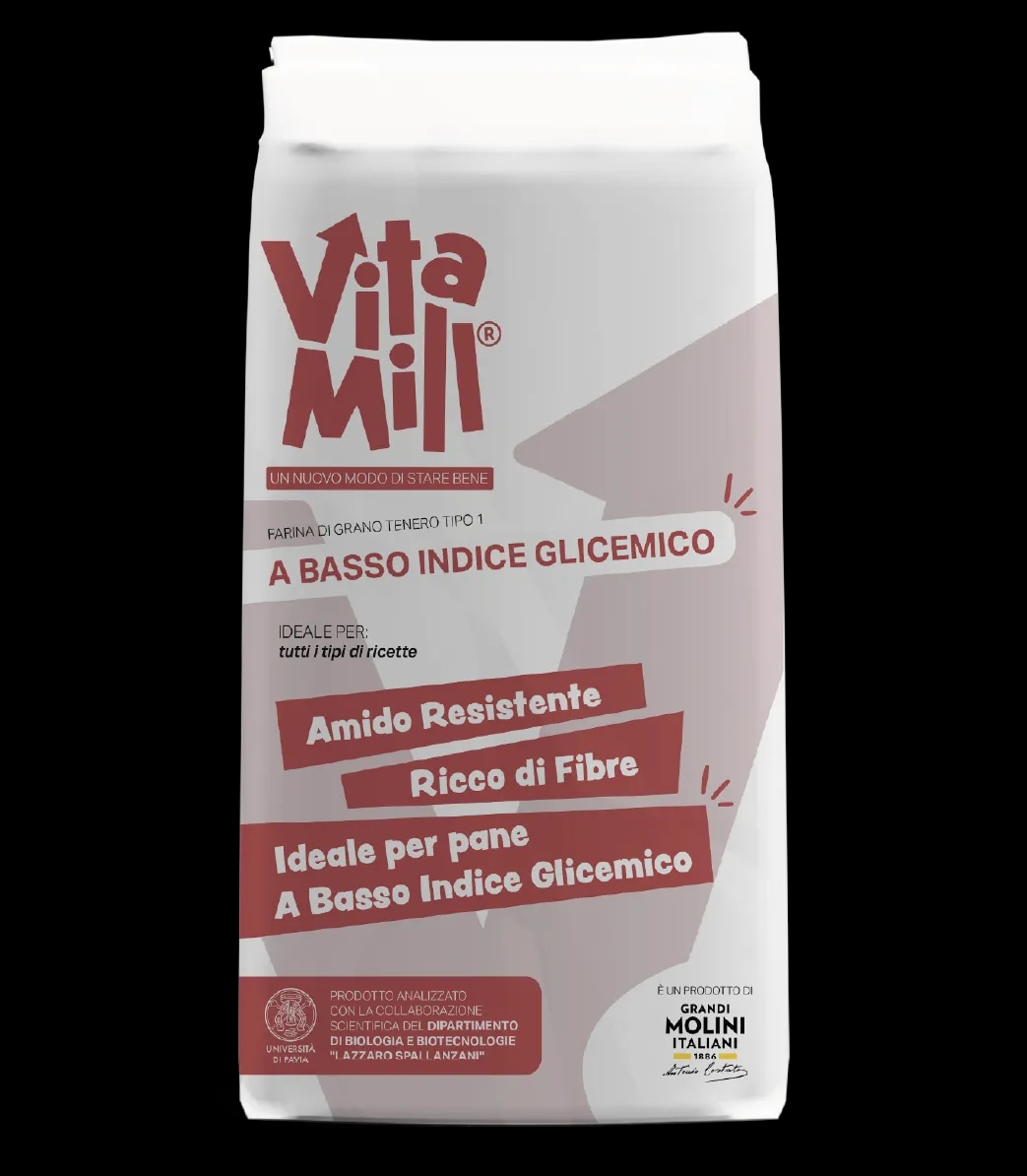 Farina tipo 1 a basso indice glicemico 1 kg VitaMil in offerta da Bennet