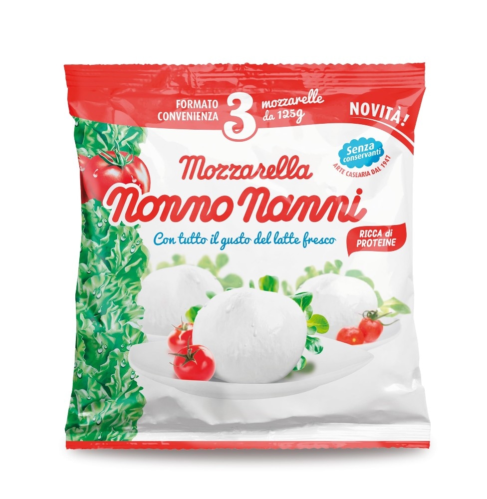 Mozzarella 3 x 125 g Nonno Nanni - Offerta nel negozio ALDI