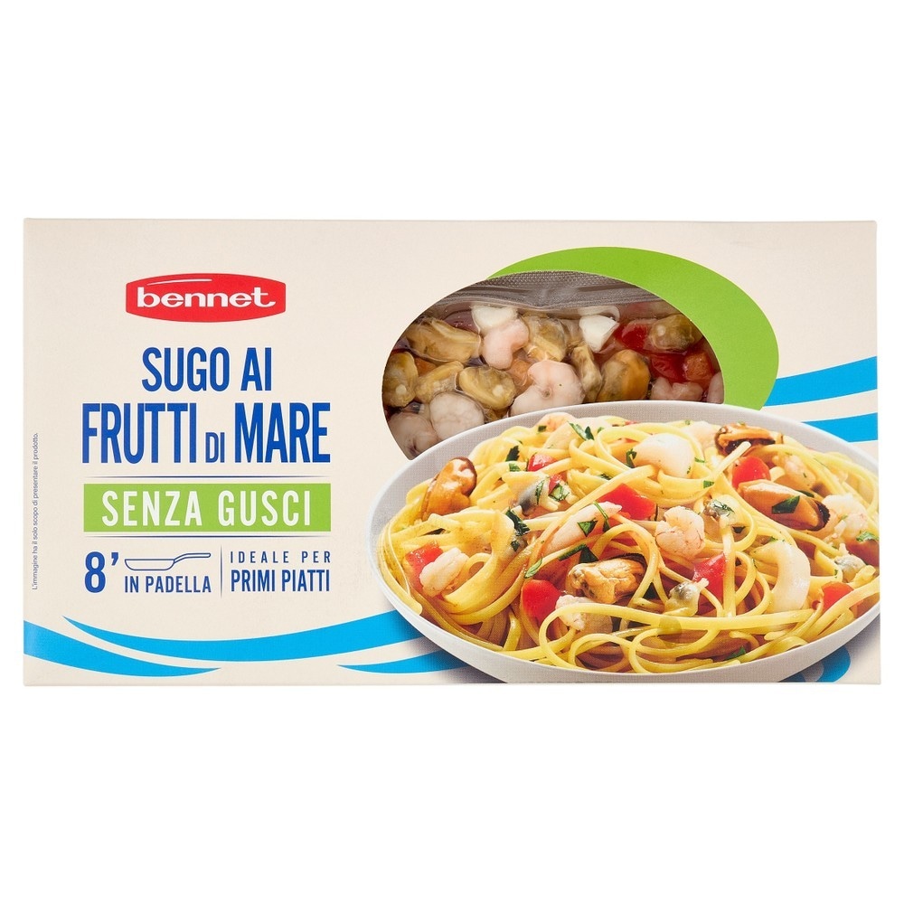 Sugo ai Frutti di Mare Surgelato g 450 Bennet in offerta da Bennet