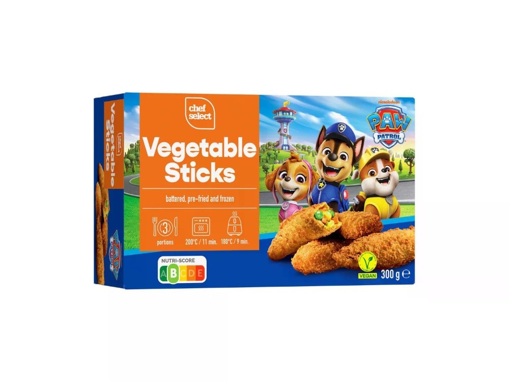Paw Patrol stick di verdure 300 g Chef Select in offerta da Lidl