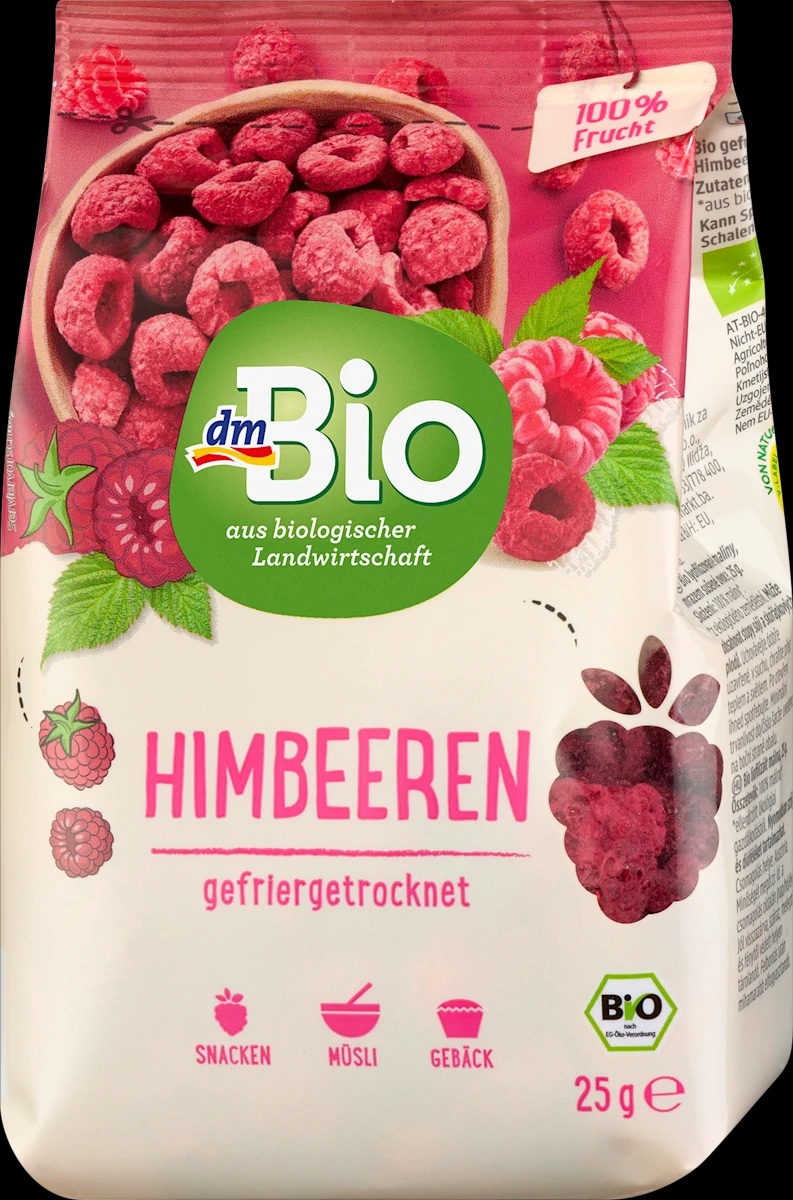 dmBio frutta liofilizzata 25 g in offerta da Dm