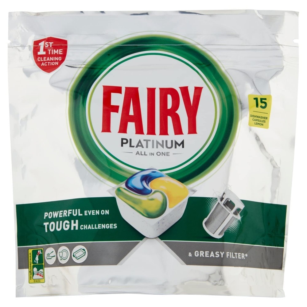 15 Caps per Lavastoviglie Fairy Platinum All in One 15 caps - Offerta nel negozio MD