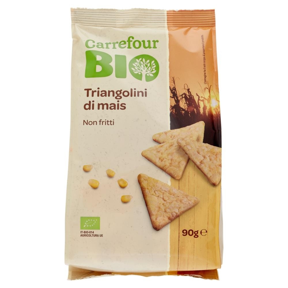 Triangolini di Mais Bio 90 g in offerta da Carrefour