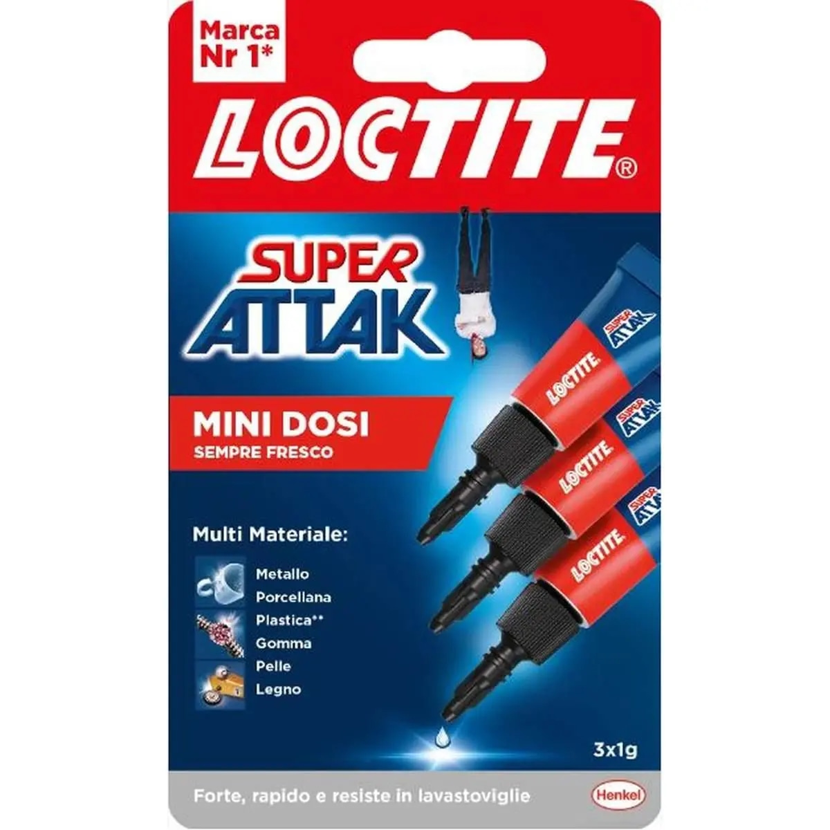 Super Attak Mini Dosi Loctite conf. da 3xg1 in offerta da Bennet