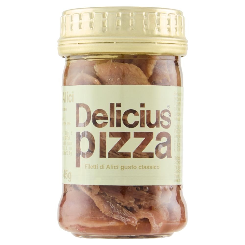 Filetti di Alici per pizza gusto classico 80 g Delicius in offerta da Iper La grande i