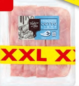 Il Tagliere del Re prosciutto cotto light 2 x 120 g in offerta da ALDI