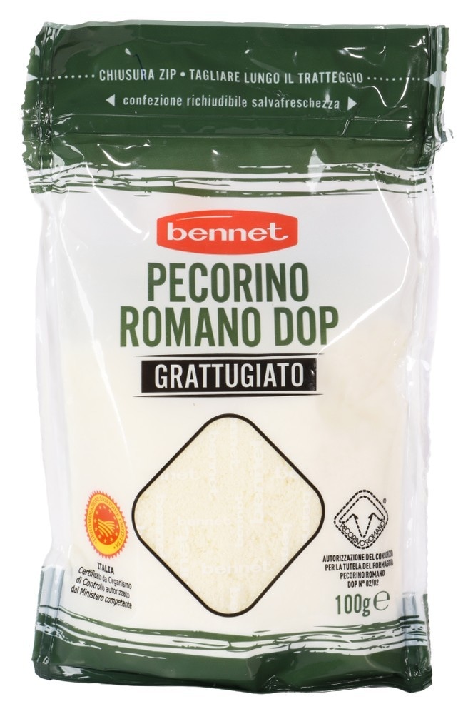 Pecorino Romano DOP grattugiato 100 g in offerta da Bennet