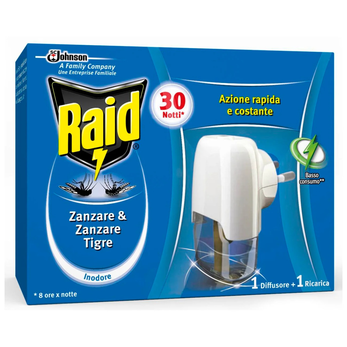 Elettroemanatore Liquido 30 notti Raid in offerta da Carrefour