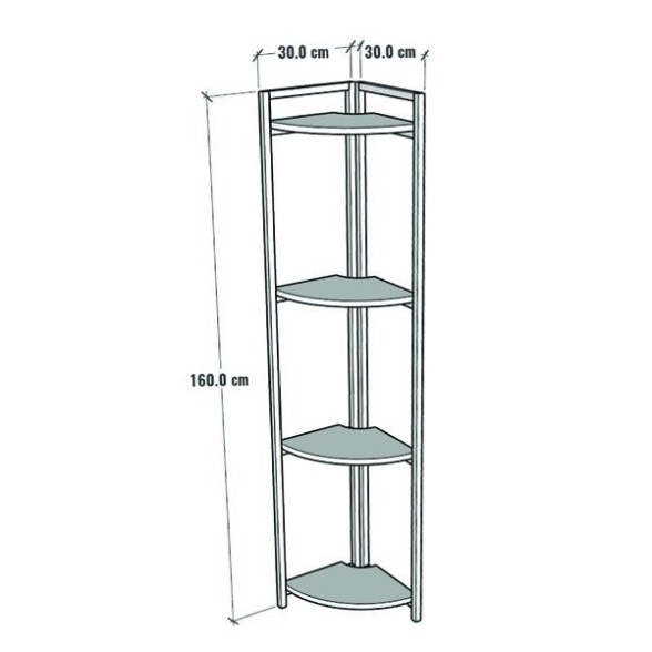 Scaffale Angolare - Offerta nel negozio Happy Casa