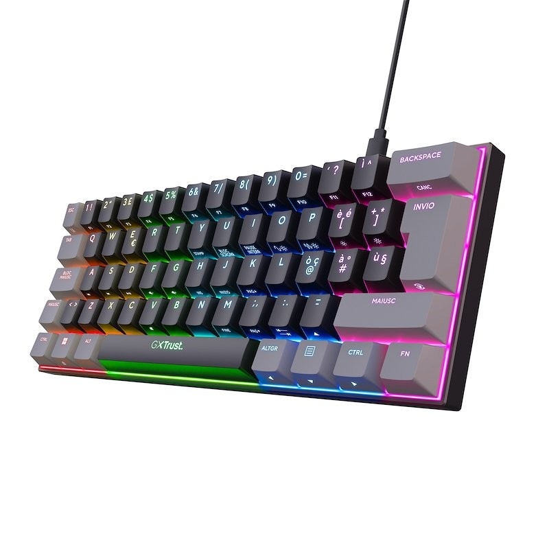 Tastiera meccanica da gaming mini Trust Gaming GXT Ruya in offerta da Coop