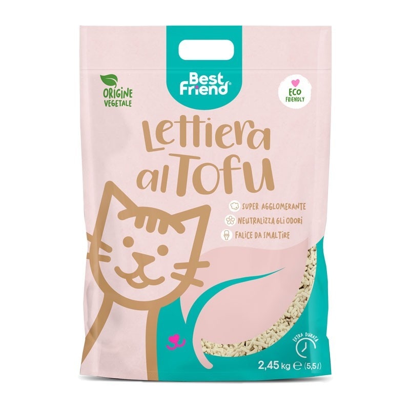 Lettiera al Tofu Best Friends 5,5 litri in offerta da Il Gigante