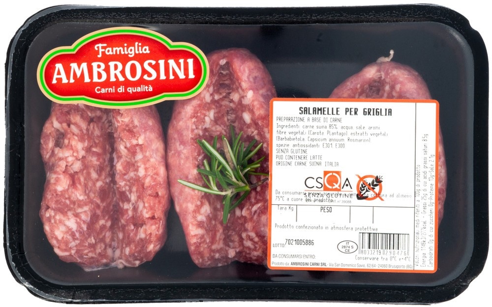 Salamella per griglia g 300 Ambrosini in offerta da Bennet