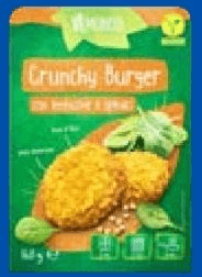Crunchy burger 160 g VEMONDO in offerta da Lidl