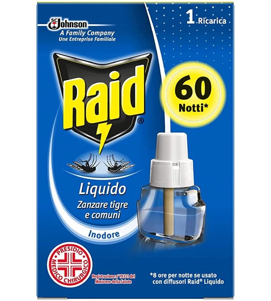 Ricarica Liquida Raid 60 notti 60 notti, 2 pezzi - Offerta nel negozio Carrefour