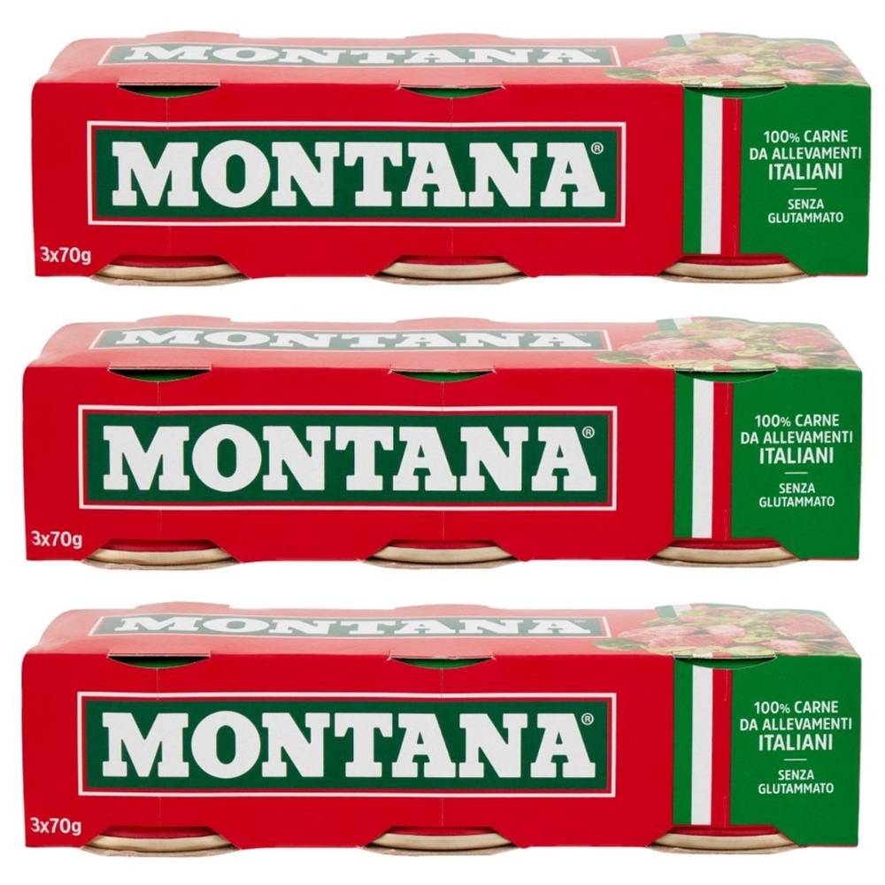 Carne Lessata Montana classica conf 3 pezzi da 70 g cad 210 g in offerta da Carrefour