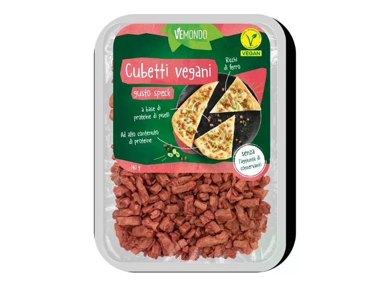 Cubetti vegani gusto speck 140 g confezione VEMONDO in offerta da Lidl