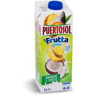 Bevanda con latte pesca e mango/ananas e cocco 1 l PUERTOSOL in offerta da Eurospin