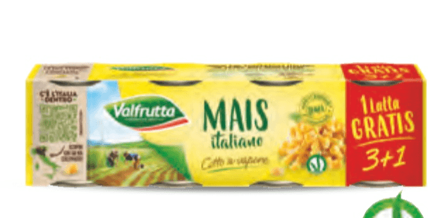 Valfrutta Mais al Vapore 4 x 160 g - Offerta nel negozio ALDI