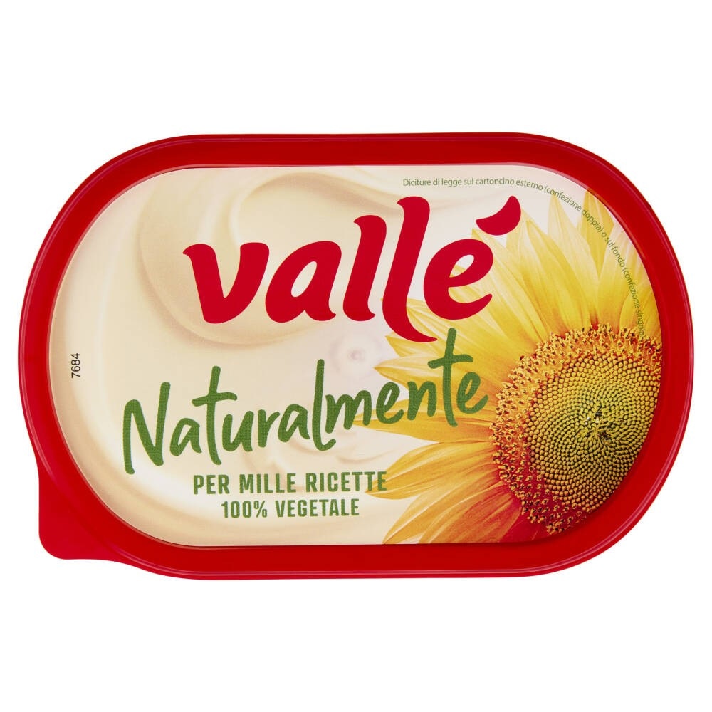 Margarina Vegetale "Naturalmente" 250 g Vallé in offerta da Panorama