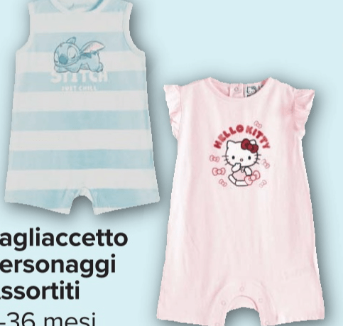 Pagliaccetto Personaggi Assortiti 6-36 mesi - Offerta nel negozio Carrefour
