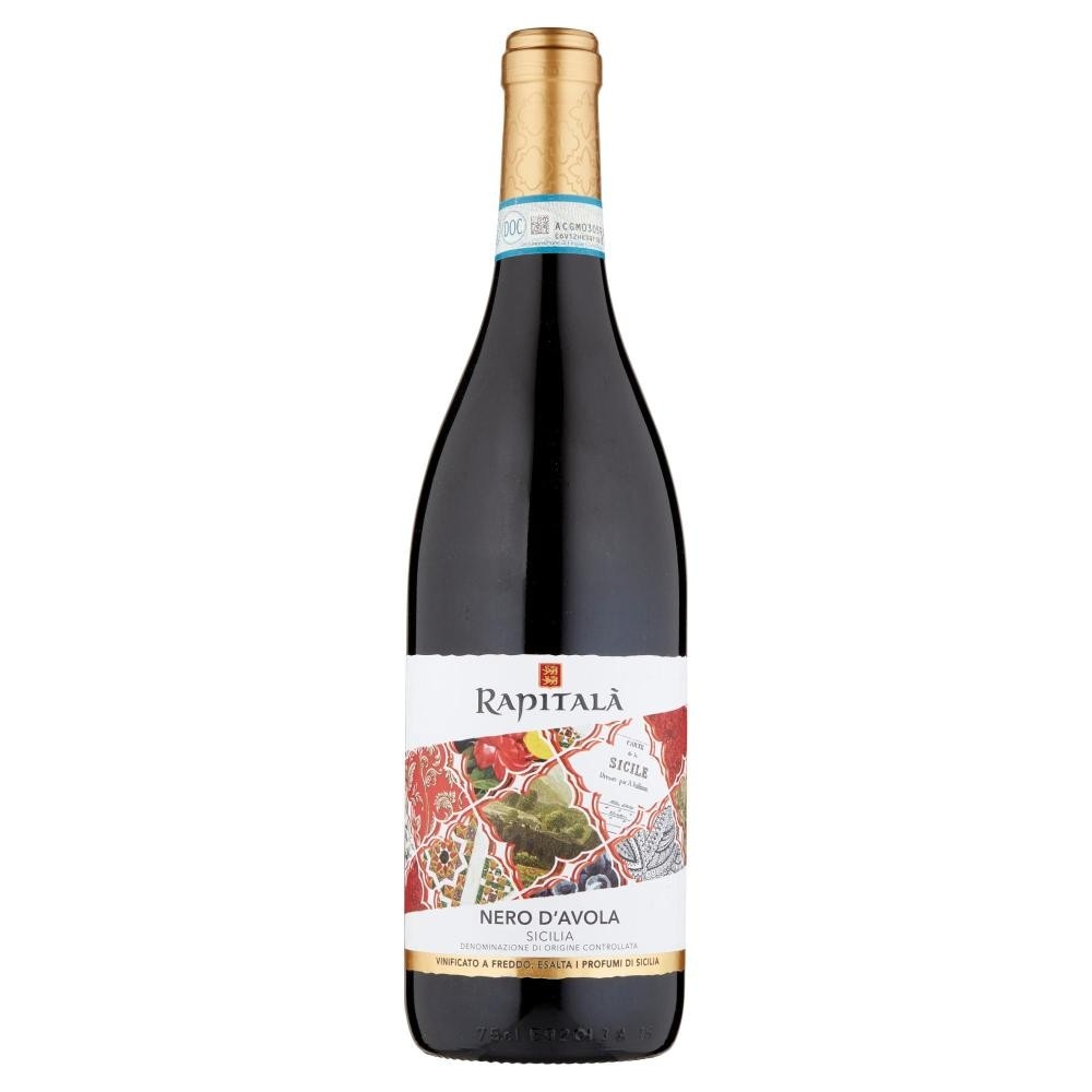 Alcamo o Nero d'Avola Sicilia DOC Rapitalà Le Majoliche 750 ml - Offerta nel negozio Carrefour