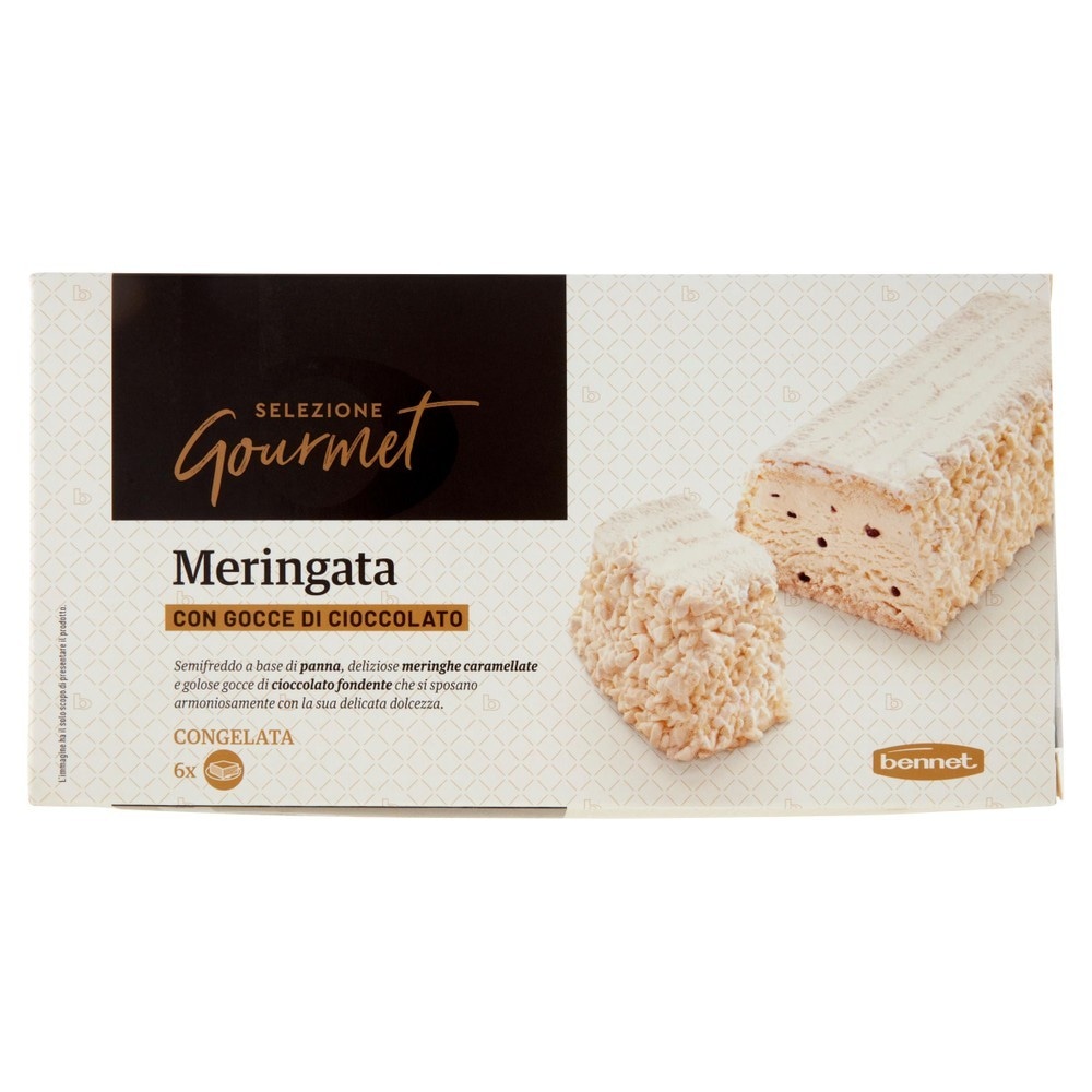 Meringata con gocce di cioccolato g 400 Selezione Gourmet Bennet in offerta da Bennet