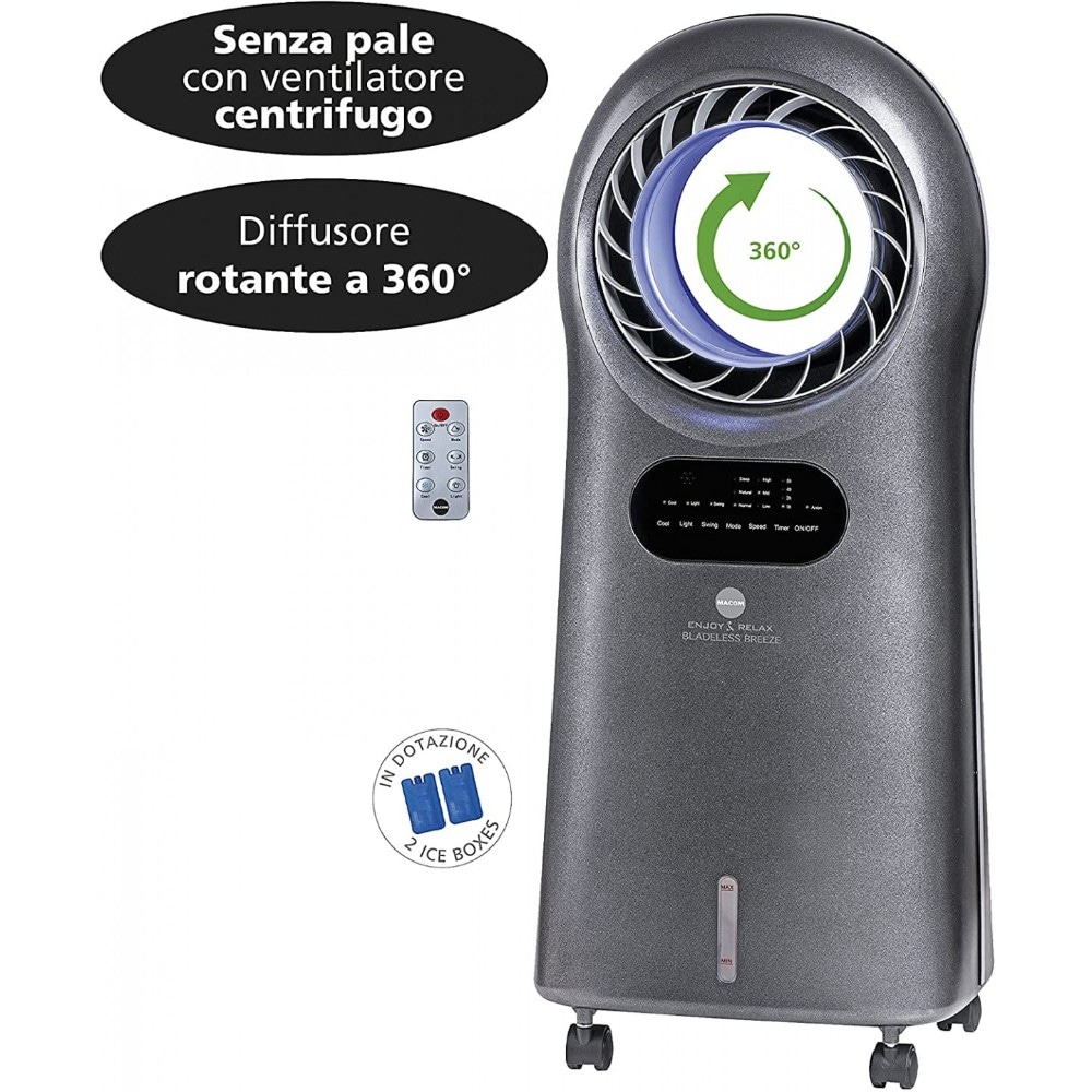Raffrescatore Bladeless Breaze Macom 110W - Offerta nel negozio Carrefour