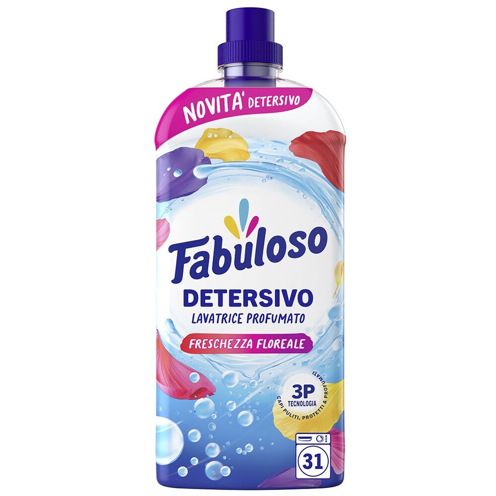 Detersivo Lavatrice Fabuloso Fresco o Magnolia 31 lavaggi, 1250 ml in offerta da Il Gigante