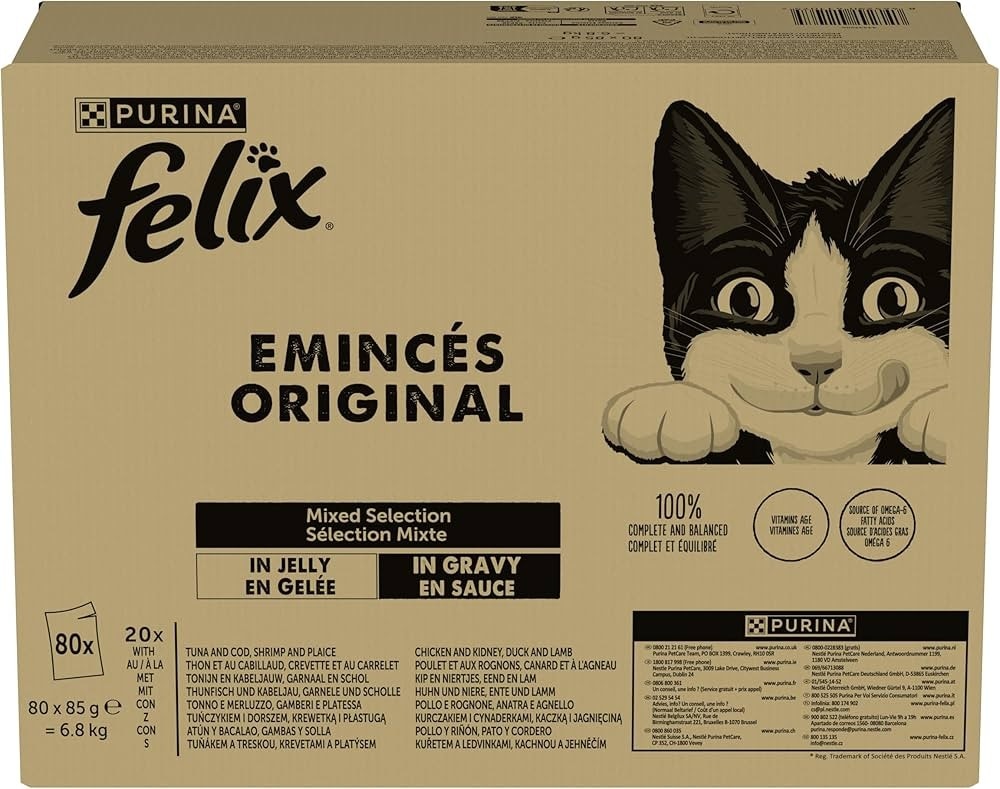 Cibo Umido per Gatti Felix 6.8 kg in offerta da Bennet