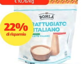Bonlà grattugiato italiano 250 g in offerta da ALDI
