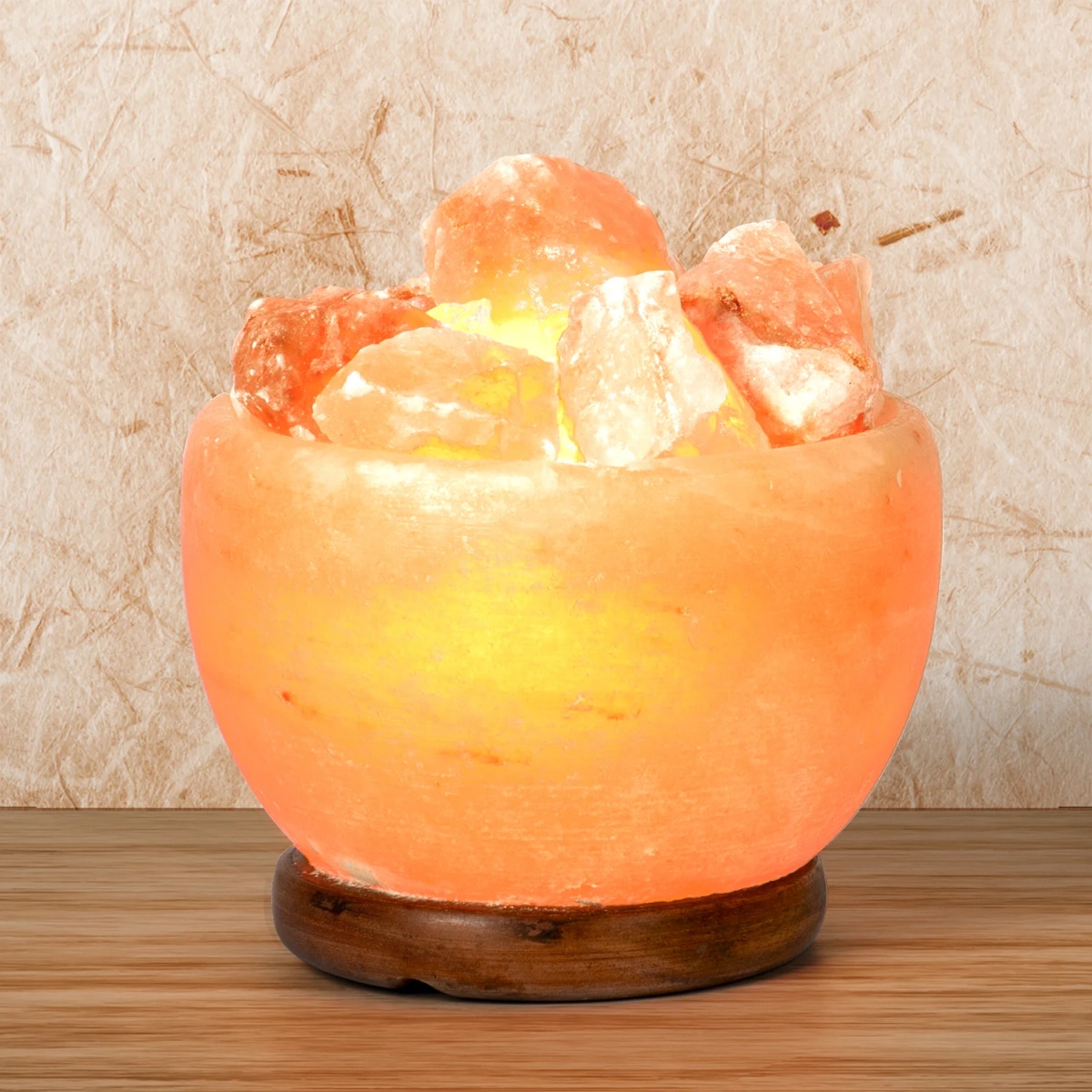 Lampada di sale H 18 - Ø 15 cm in offerta da Happy Casa