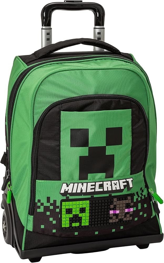 Zaino organizzato trolley Mariokart o Minecraft in offerta da Il Gigante