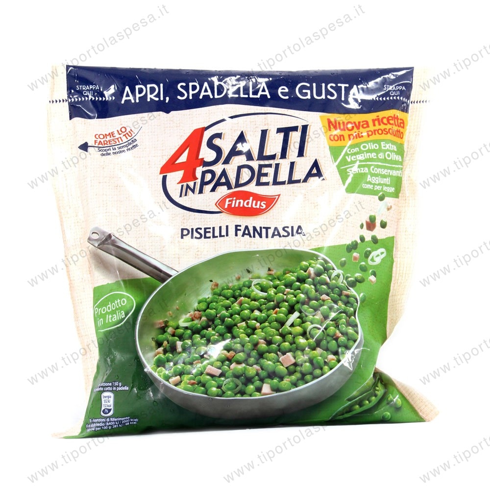 Piselli Fantasia 4 Salti in Padella g 450 - Offerta nel negozio Bennet