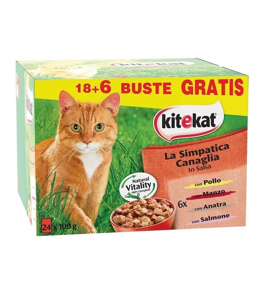 KITEKAT la simpatica canaglia 24x 85 g in offerta da Lidl