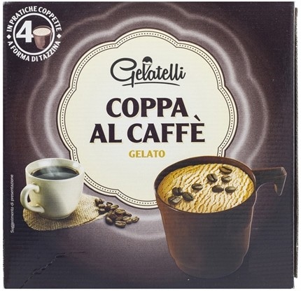 Gelatelli coppa al caffè 4x 70 g confezione in offerta da Lidl