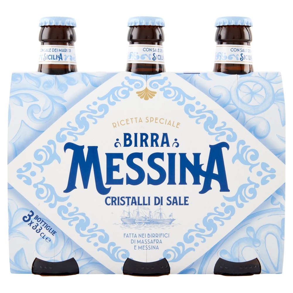 Birra Messina Cristalli di Sale 3 pezzi da 330 ml cad in offerta da Carrefour