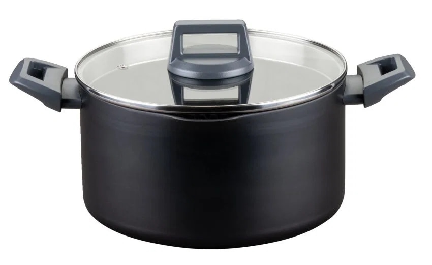 Casseruola con 2 manici e coperchio in vetro - Offerta nel negozio Happy Casa