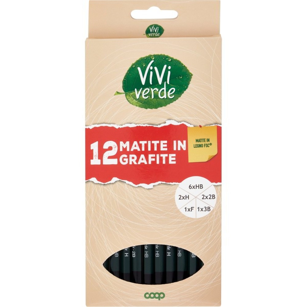 Matite FSC Viviverde Coop 12 matite in offerta da Coop