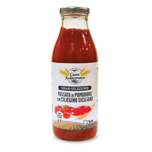 Passata di pomodoro con ciliegino siciliano Le Specialità Cuor di Terra 500 g in offerta da Penny