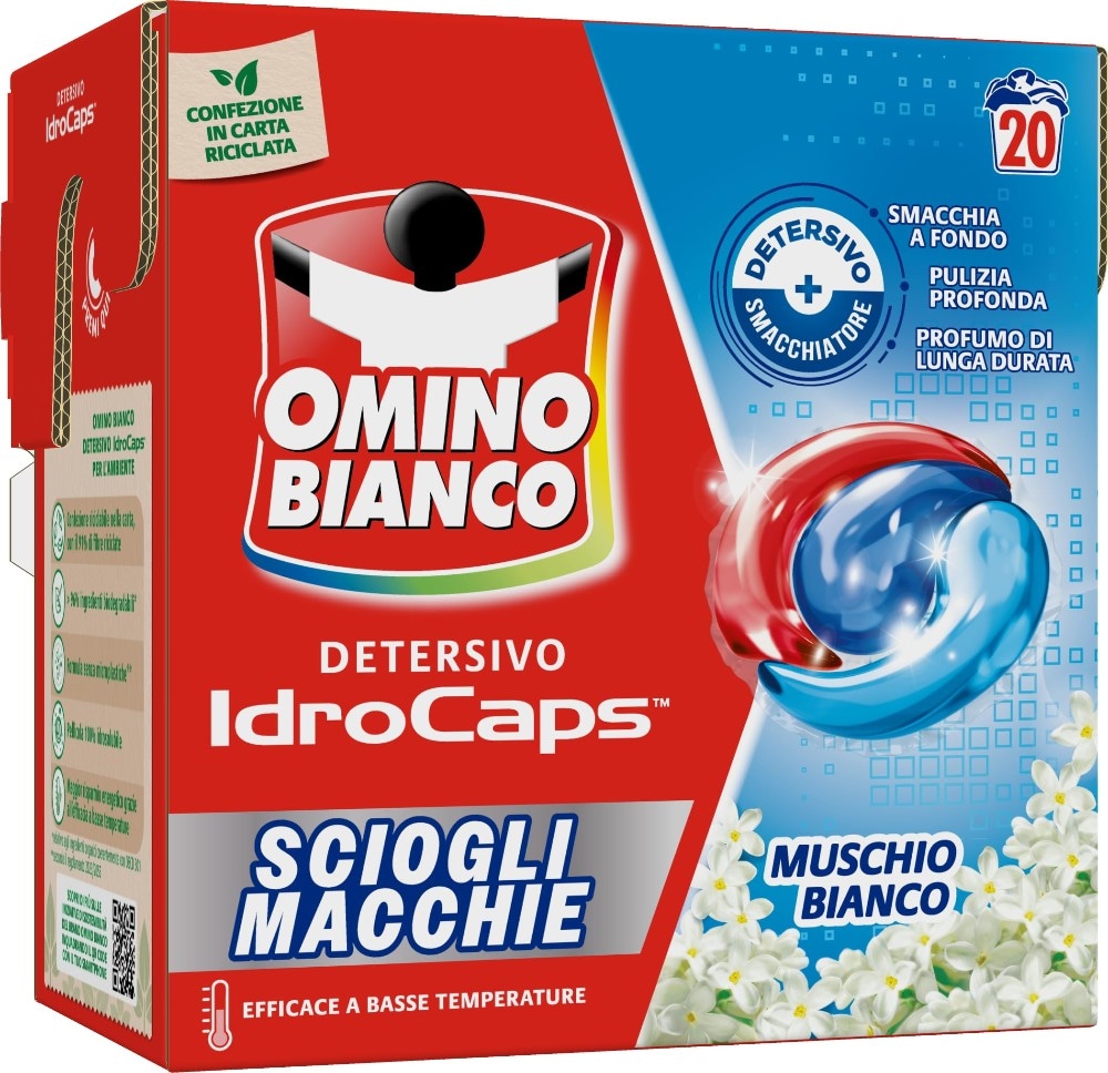Idrocaps Scioglimacchie Omino Bianco 30 caps - Offerta nel negozio Esselunga