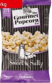 The Gourmet Popcorn Co. Popcorn 110 g in offerta da ALDI