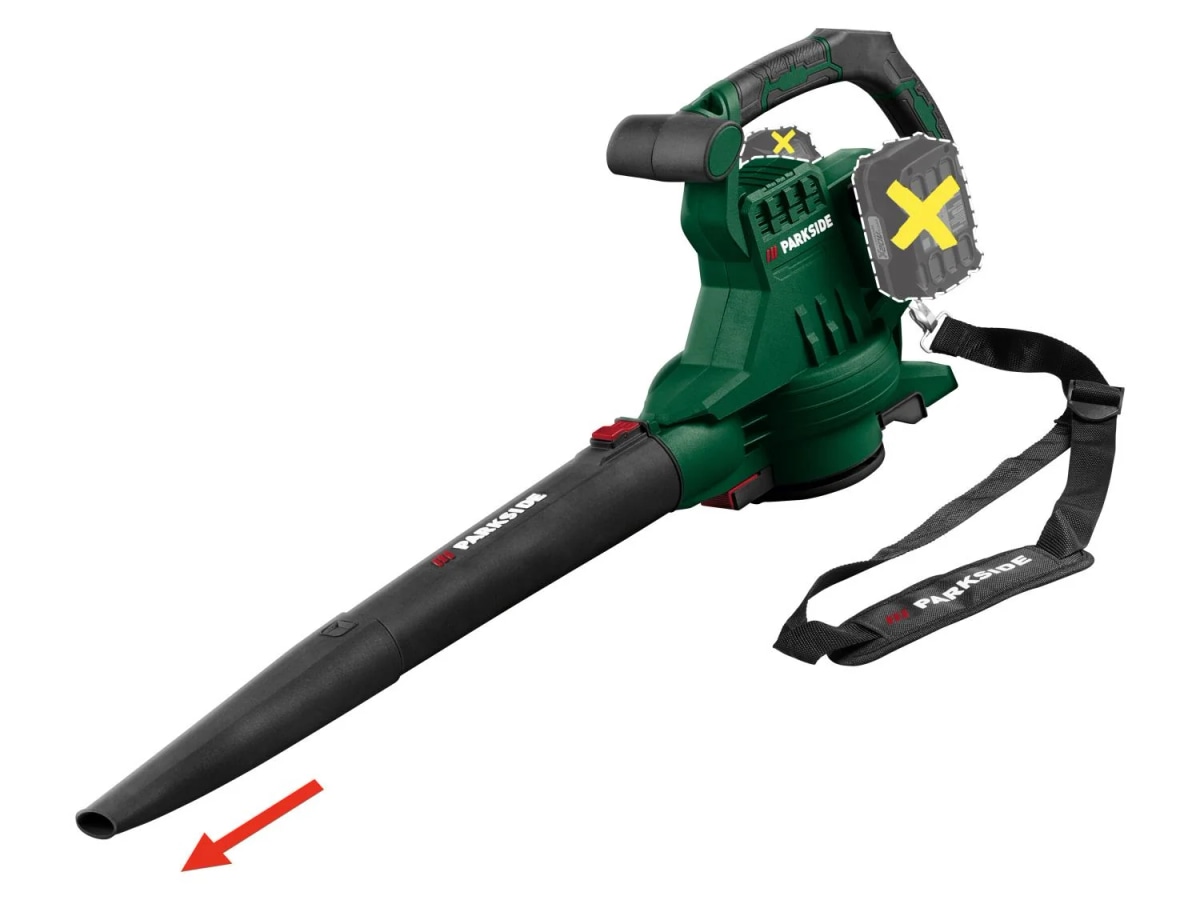 Soffiatore, aspiratore, trituratore per foglie PARKSIDE in offerta da Lidl